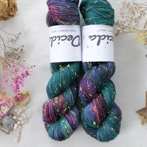 "Teal love 2" - merino a Donegal neps 400m