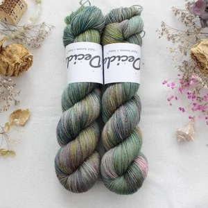 "Yesil" - merino sw/nylon/Bronze stellina 400m