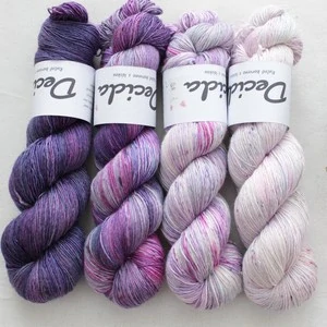"Fade set 4" 400g - merino/hedvábí 70/30 400m