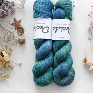 "Green Sea" 80% merino 20% hedvábí 400m