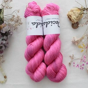 "Pink party" merino/hedvábí 50/50 300m
