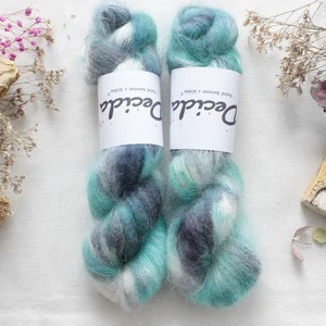 "Poseidon" - 60% superkid mohér 40% hedvábí 700m/50g