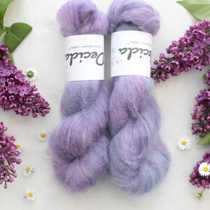 "Lavandula"- 75% superkid mohér/25%hedvábí 420m/50g