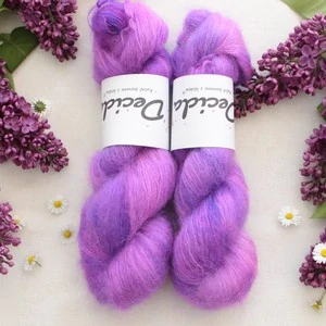 "Purpity"- 75% superkid mohér/25%hedvábí 420m/50g