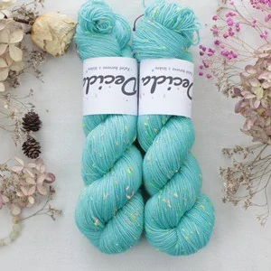 "Bright Aqua" - merino a Donegal neps 400m