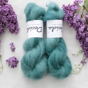 "Teal 3"- 75% superkid mohér/25%hedvábí 420m/50g