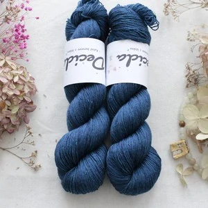 "Blu blu" 80% merino 20% hedvábí 400m 