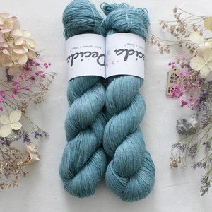 "Marine"- 50% Alpaca/25% Hedvábí/25% len 400m