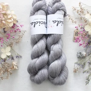 "Cinzento"- 50% Alpaca/25% Hedvábí/25% len 400m