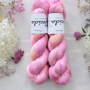 "Soft pinkí apri" 100% pravé hedvábí 400m