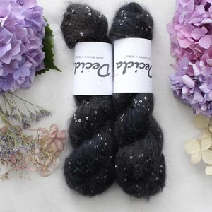 "Night" - 34% superkid mohér 11% hedvábí 41% nylon 14% polyester 195m/50g