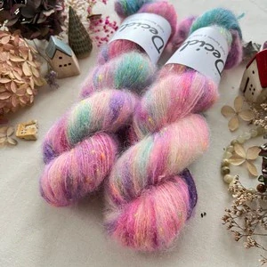 "Lilith" -  42%  merino sw 32% alpaka 18% donegal nopky 8% len 400m