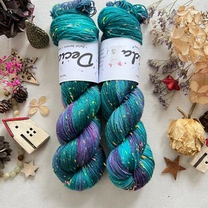 "Teal love 4" - merino a Donegal neps 400m