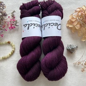 "Dark Burgundy" EXTRA Merino sw/polyamid 400m/100g