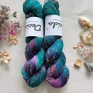 "Teal love 5" - merino a Donegal neps 400m