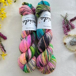 "Neon Garden Party" - ZEBRA Merino sw/nylon 365m 