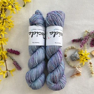 "Powdered Sky" Merino/hedvábí 220m