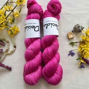 "Pink Voltage" merino/hedvábí 50/50 600m 