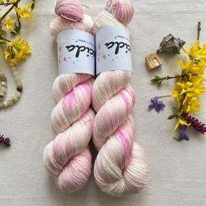 "Milk Blush" merino/hedvábí 50/50 600m 