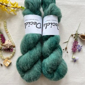 "Forest Veil" -  42%  baby alpaka 13% merino 10 % yak 35% hedvábí 400m/50g