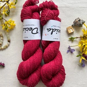 "Red lips 2" - Buretové hedvábí 300m/100g