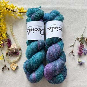 "Teal Bliss" - EXTRA Merino sw/polyamid/bambus 400m/100g