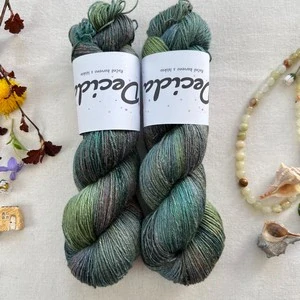 "Mireille" 60% merino 20% hedvábí 20% len 400m 