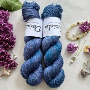 "Storm Indigo" - merino sw/hedvábí 50/50 400m