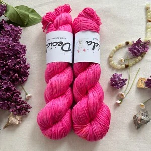 "Pink Mirage" - merino sw/hedvábí 50/50 400m