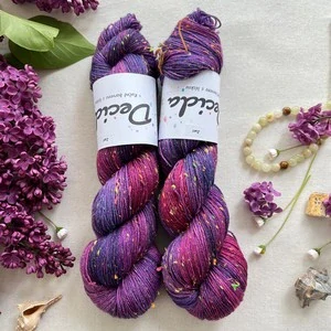 "Zuri" - 80% merino sw 10% donegal 10% stelina 400m/100g