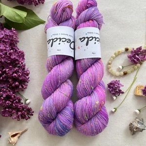 "Lilou"- 80% merino sw 10% donegal 10% stelina 400m/100g