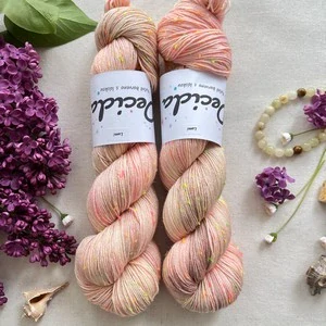 "Lumi"- 80% merino sw 10% donegal 10% stelina 400m/100g