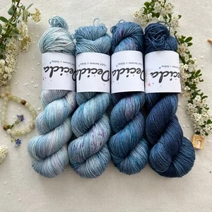 Fade set "Ocean Diary" 400g - 80% merino sw 20% hedvábí 400m