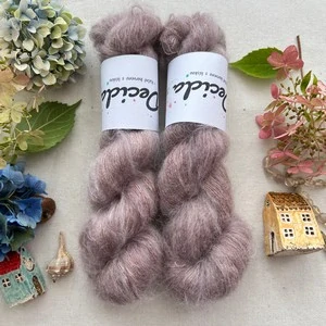 "Cusco" 64% superkid mohér 3% merino 10% flitry 23% hedvábí 400m/50g