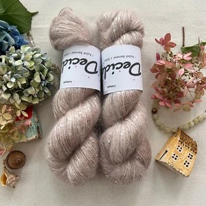 "Cadaques" - 34% superkid mohér 11% hedvábí 41% nylon 14% polyester 390m/100g