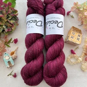 "Burgundy 16" - merino sw/nylon/Bronze stellina 400m