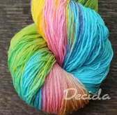 "Pastelky"  Merino/hedvábí 2mm