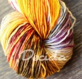 "Probarvená mandarinka"  extra MERINO se sw 3mm