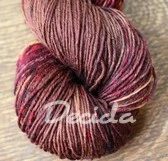 "Čokoláda a burgunda"  extra MERINO se sw 3mm