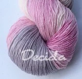 "Mrazivé kvítky"  Merino/hedvábí 2mm