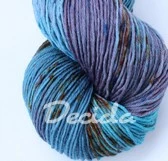 "Modrá probarvená"  extra MERINO se sw 3mm