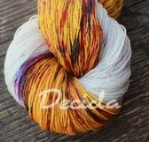 "Koření a hořčice"  Merino/hedvábí 2mm