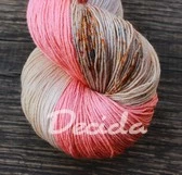 "Dřevěný chrám"  Merino/hedvábí 2mm