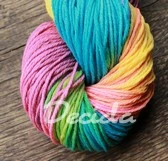 "Pastelková" Merino/hedvábí 4mm 