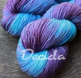 "Pomněnková"  Merino/hedvábí 2mm