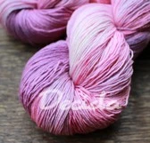 "Fialová, růžová"  Merino/hedvábí 2mm