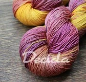 "Zlatý motýl"  Merino/hedvábí 2mm