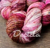 "Pink a koření"  merino/hedvábí 2mm