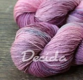 "Růžový kvítek" merino/hedvábí 2mm