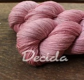 "Něžná starorůžová" merino/hedvábí 2mm